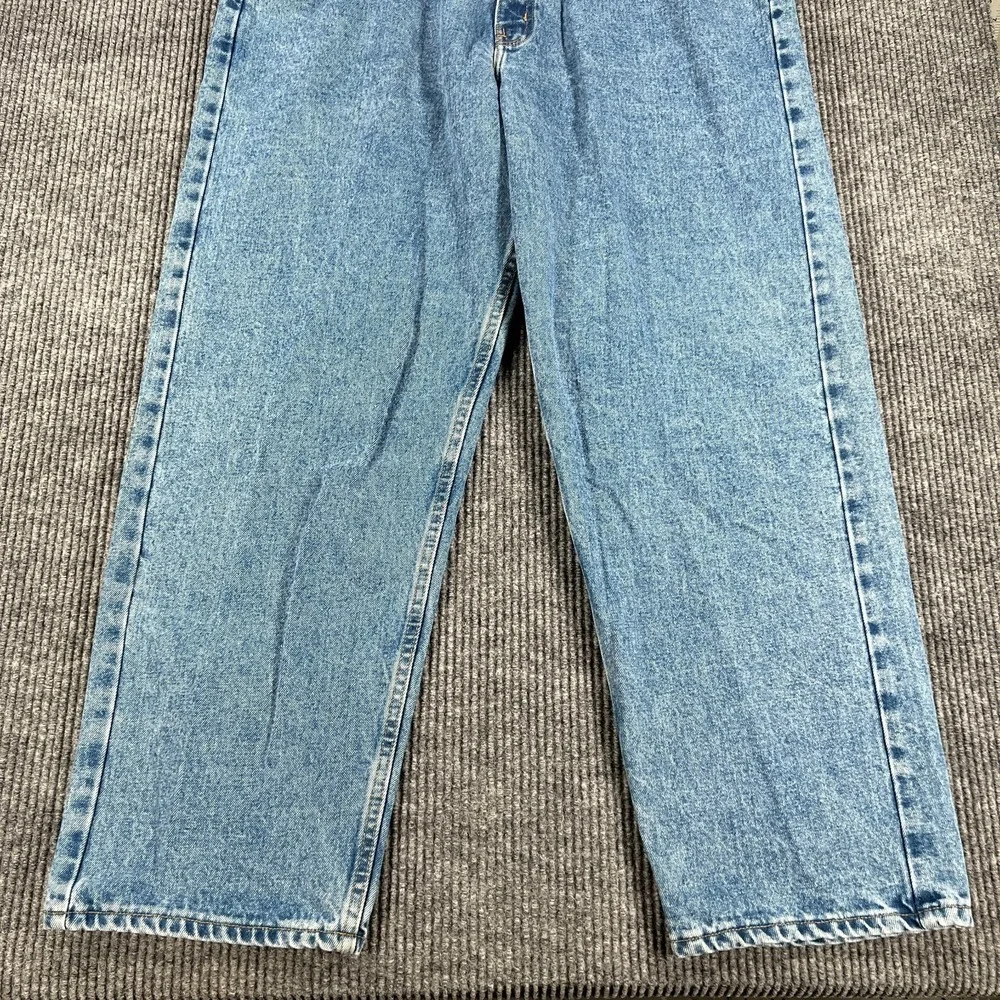 Vintage Polo Ralph Lauren Jeans Mens 38x30 Blue Denim Baggy Wide Leg Loose Fit